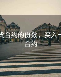 买入期货合约的份数，买入一份期货合约