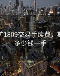 期货铁矿1809交易手续费，期货铁矿多少钱一手