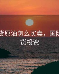 国际期货原油怎么买卖，国际原油期货投资