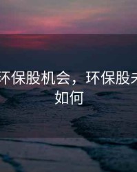 2020年环保股机会，环保股未来前景如何