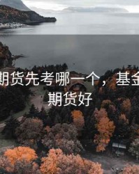 基金和期货先考哪一个，基金好还是期货好