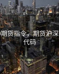 沪深300期货指令，期货沪深300指数代码