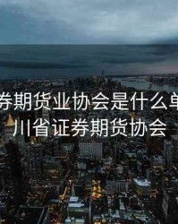 四川证券期货业协会是什么单位，四川省证券期货协会