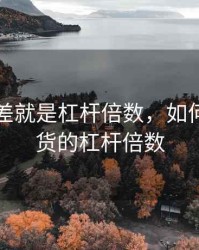期货点差就是杠杆倍数，如何计算期货的杠杆倍数