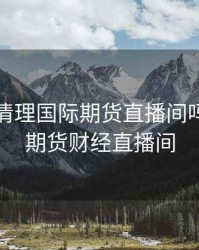 上海在清理国际期货直播间吗，国际期货财经直播间