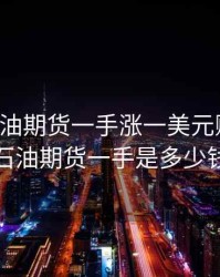 国际石油期货一手涨一美元赚多少，石油期货一手是多少钱