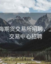 2018上海期货交易所招聘，上海期货交易中心招聘