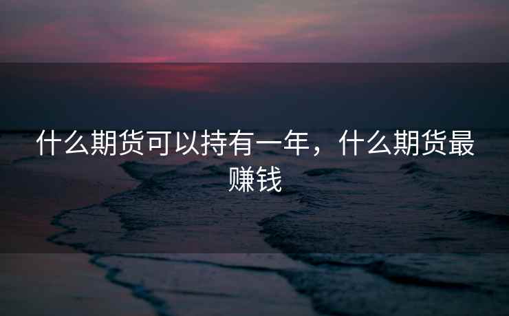 什么期货可以持有一年，什么期货最赚钱