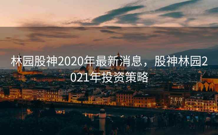 林园股神2020年最新消息，股神林园2021年投资策略