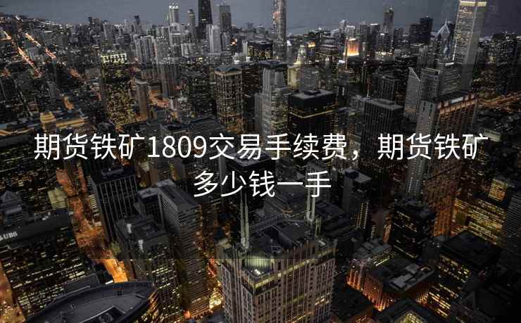 期货铁矿1809交易手续费，期货铁矿多少钱一手