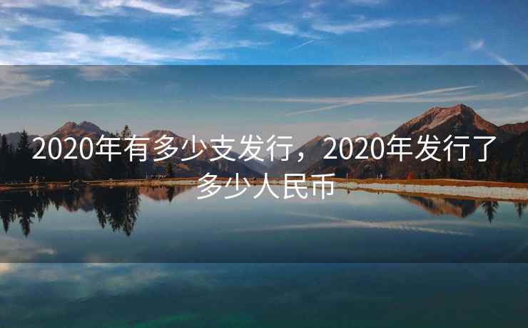 2020年有多少支发行，2020年发行了多少人民币