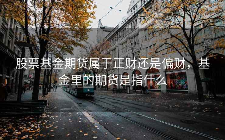 股票基金期货属于正财还是偏财，基金里的期货是指什么