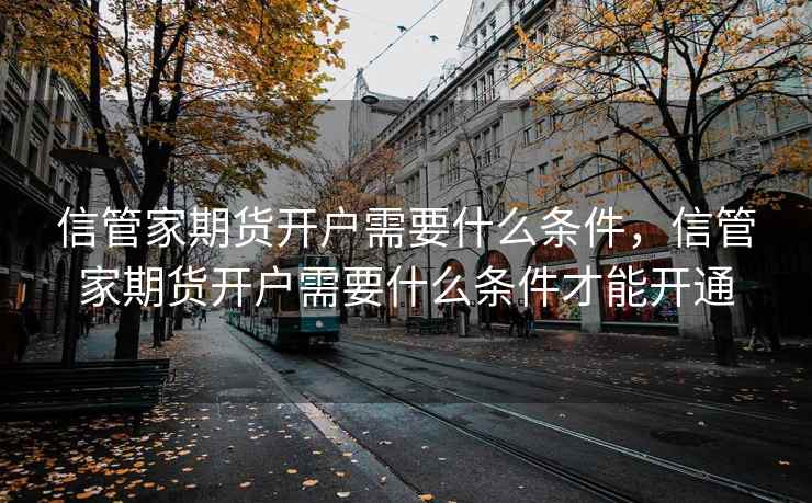 信管家期货开户需要什么条件，信管家期货开户需要什么条件才能开通