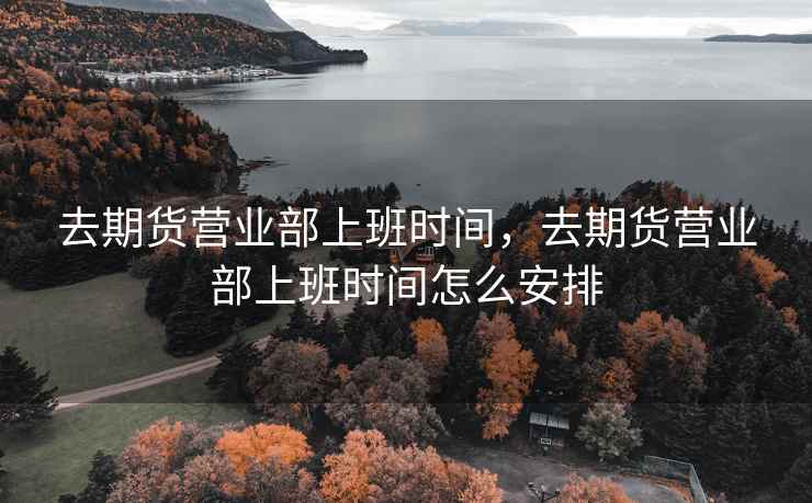 去期货营业部上班时间，去期货营业部上班时间怎么安排