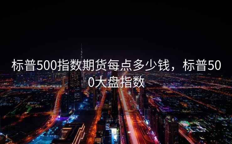 标普500指数期货每点多少钱，标普500大盘指数